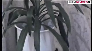 German Retro Solo: Deep Dildo Play in Her Pussy