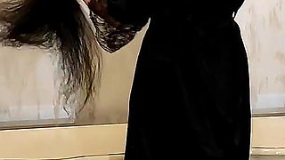 Long Hair and Brush Fucking, Hairjob