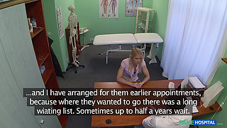 Fake Hospital - Curvy Blonde with a Bubbly Butt Takes Doctor's Naughty Offer for Pleasure