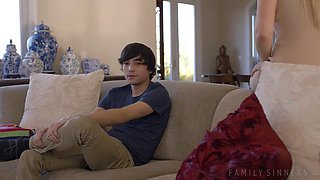 Stepmother Bunny Seduces Step Son Ricky For Wild Sex!