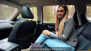 POV Do Not Stop, Fucking Stepmom in the Car Before College