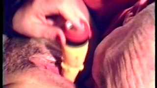 Blonde German Lady Gets to Play with the Toy and Real Cock