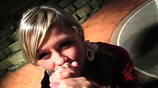 Curly Blonde Teen Records Solo Dildo Masturbation More at