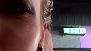 Big ass blonde gets pounded in her pussy from her fucker