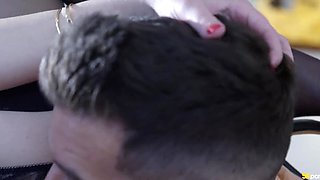 Stunning blonde PAWG delivers awesome angles while grinding BWC