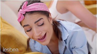 Alexis Crystal Gives French Maid Spanking And Lesbian Anal Orgasm