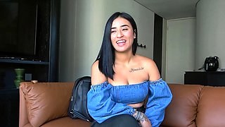 I slammed this BIG TITS LATINA with the perfect ASS