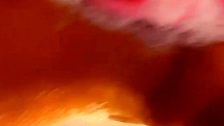 Amateur black Diamond takes a shower and masturbates