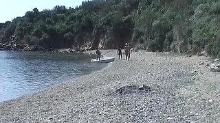 Horny Turkish Guy Fucks My Pussy at the Beach