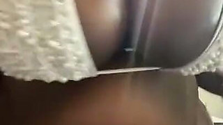 Black BBW MILF Striptease & Titsplay