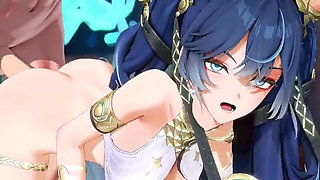 Wuthering Waves - Iuno Perfect Sex Day with Rover - 3D Hentai Animations.