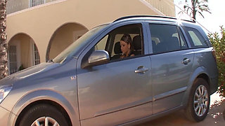 Aiden Hot Car Babe