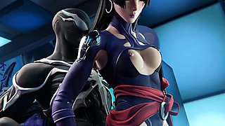 Psylocke Gets Pounded by Monster in Hardcore 3D Action