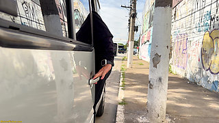 Tattooed 81 Year Old Granny Rough Fucked in My Driving Van