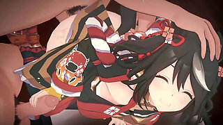 Uma Musume - Kitasan Black Gangbang Sex - 3D Hentai Animations