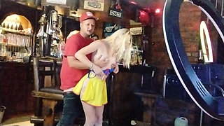 Boring Old Man and Horny Blonde