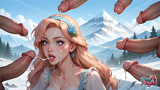 Milk Dripping Sex: Snowy Peaks & Luscious Pleasure