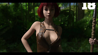 The Lust City - Short Haired Red Head with Big Tits Shows Us Around Her Jungle