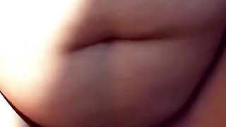 Blonde MILF masturbates her pussy with toys and sucks cock