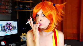 Misty Pokemon Sexy Smoking