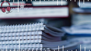The teacher fingers herself under her desk - French audio JOI sexy teacher