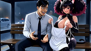 Pussygirl Wants Love and Sex. Hentai Anime Cartoon. Ai Animation