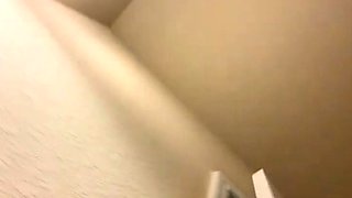 Cute amateur brunette naughty in solo jerking show on camera