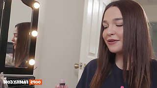 Furious adoptive father engages in intense sexual intercourse with Rissa May's vagina as retribution for theft.