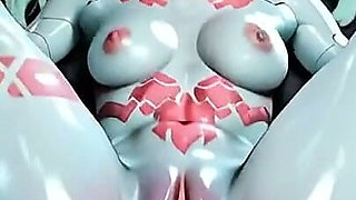 Sex Robot Slave Gets Pussy Destroyed by Master