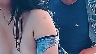 Ugly Old Stepfather Fucks His Stepdaughter in the Kitchen