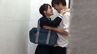 College Girls: Footage of Sex in the Restroom 3-4