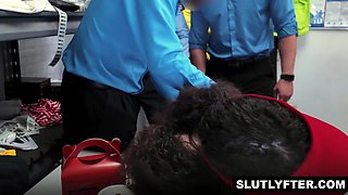 One Little Thief Pixie Smalls and four big cocks