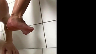 Useless Slave Washes Mistress Kiffa Feet - Dirty Feet Worship