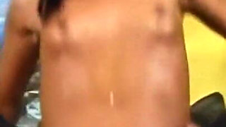 Mature Brunette Squirts Hard From Threesome Tongue Assault