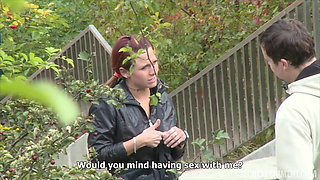 Czech Experiment 1: Tereza Fucks a Guy in a Park