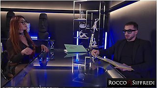 Redhead Peachlollypops Backdoor Wrecked By Huge Italian Dick With Rocco Siffredi