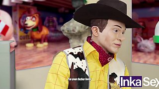 Buzz Lightyear And Woody Tag Bo Peep In A Toy Story Sex Parody