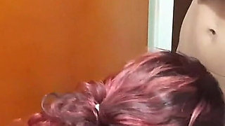 I Surprise This Sexy Mature in the Bathroom to Suck My Dick