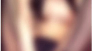 Ripping Pantyhose And Masturbating