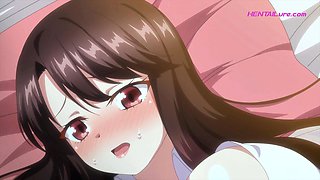 MILF agent initiates hard bedroom sex with younger colleague