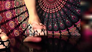 Mistress Sissy Wedges shoejob footjob