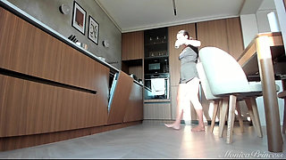 POV: You're Obsessed with My Feet While I Do Housework