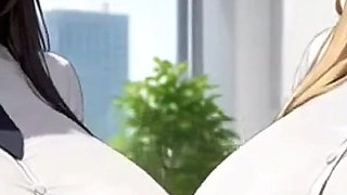 Funny Huge Boobs Office, Ai Animation