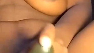 African Girls with Perfect Cucumber in Her Pussy Porn Video XXX