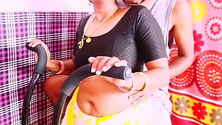 Desi Indian Maid Fucked Hard by House Owner with Big Long Dick - Telugu Dirty Talk & Cumshot