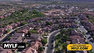 Step-son and his bff seduce small step-mom Katrina Colt to fuck in a 3some - mylf taboo