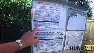 Hunt4k. babe cheated, but one can forgive for her brilliant figure