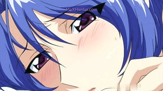 Loud Shaking Orgasm and Pussy Licking for Hairy Girlfriend (Hentai)