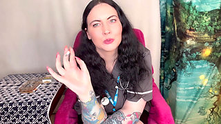 Nurse Ffw Is Gagging for a Cigarette Break