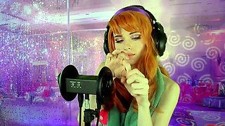 Curly Blonde Teen Records Solo Dildo Masturbation